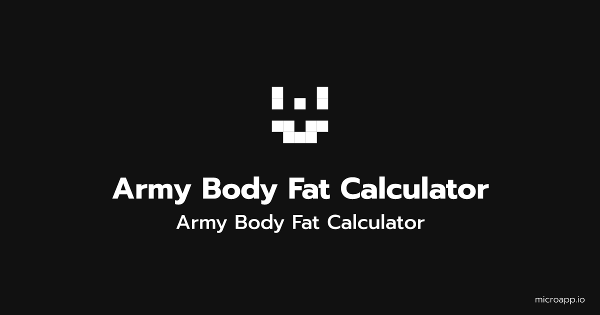 Body Composition -BMI Calculator & Bodyfat Percentage - Body